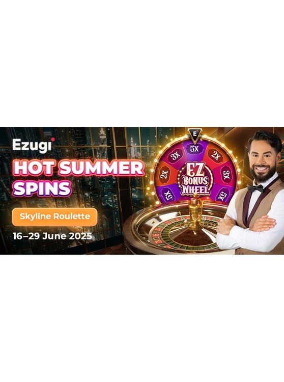 Ezugi Hot Summer Spins with EZ Bonus Wheel